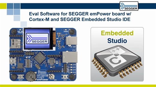运行SeggerDemo- emPower板上的示例应用项目