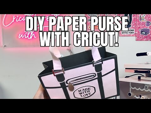How To Make A Cardstock Handbag Purse With Your Cricut