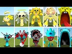 GOD SPRUNKI ANGEL vs SKY HORROR: Divine vs Cursed Evolution Battle (Garry's Mod)