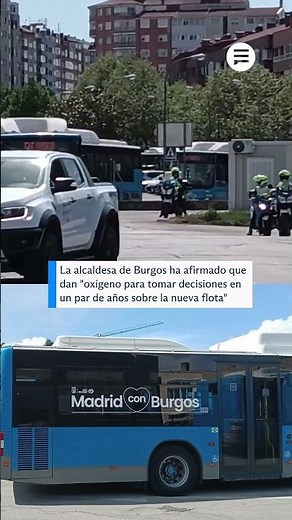 El gesto solidario de Madrid con Burgos: la capital le cede 40 de sus autobuses tras un incendio