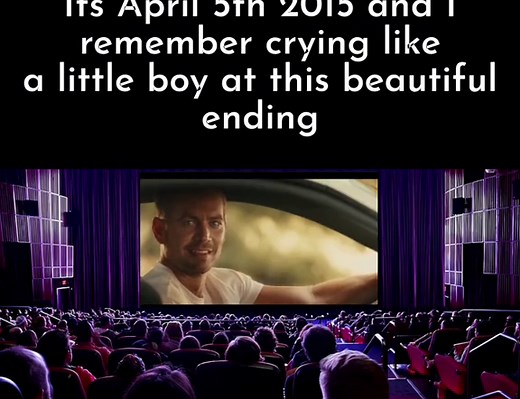 Furious 7 Ending Scene Tribute to Paul Walker