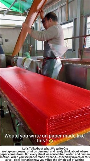 The Color of Tradition: Hand‑Making Orange Paper 🎋🧡