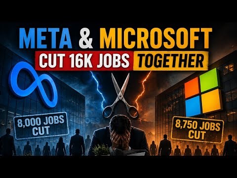 AI vs Jobs: Meta Axes 8000: Employees, Microsoft Slashes 8,750 Jobs | AI Push Sparks Mass Cuts