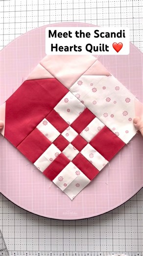 Scandi Hearts quilt pattern: https://www.diaryofaquilter.com/meet-the-scandi-hearts-quilt-pattern/