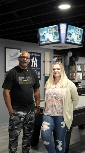 18 reactions | They didn’t just finish their basement — they finished their vision.  Hear what inspired our Todd & Donna to finally take the leap and create the space they’ve always wanted. #MatrixBasements #DreamBasement #WeFinishBasements | Matrix Basement Finishing | Facebook