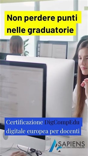 Certificazione DigComp 2.2: alfabetizzazione digitale | Corso A-Sapiens