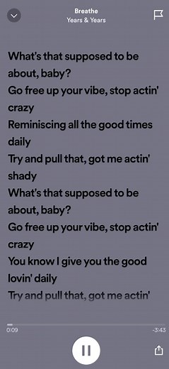 Years And Years - Breathe Lyrics Revealed