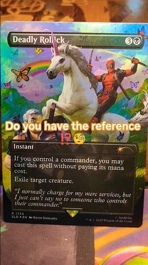 Deadly rollick #mtg #magicthegathering #SecretLair #edh #cedh #marvel #deadpool #geek #antihero