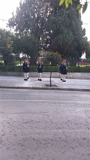 Evzones Greek Presidential Guard Τomb of Unknown Soldier Monument in Athens 15 - 3- 2026