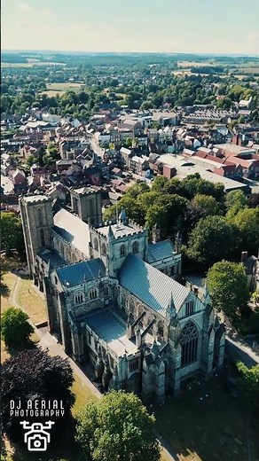 🎥 Ripon Cathedral – Aerial Views | Stunning Drone Footage by DJ Aerial Photography