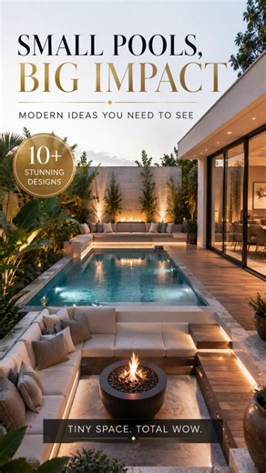 Small Backyard? These Pool Ideas Change Everything! #home #patio #homedecor