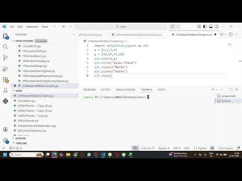 Matplotlib Graph in Python Tutorial | Plot Graph Using Matplotlib for Beginners | Part 21