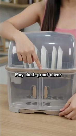 Uniglobal dish drainer #DishDrainer #DishRack #KitchenOrganizer #KitchenStorage #KitchenEssentials