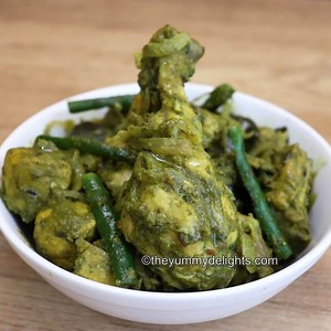 Green Chilli Chicken Recipe - The Yummy Delights
