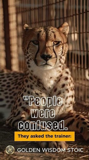 The Cheetah Mentality 🐆 True Power Needs No Proof (Stoic Wisdom) #Shorts
