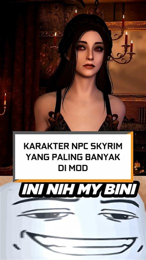 Karakter NPC Skyrim yang paling banyak di mod