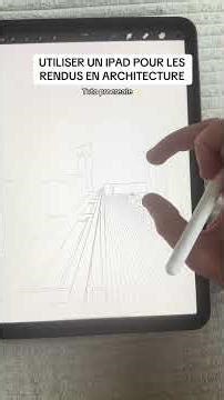 UTILISER L'IPAD EN ARCHITECTURE - Tuto Procreate