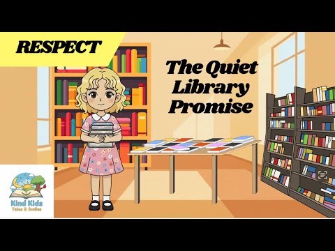 The Quiet Library Promise | Kids Story About Respect, Self-Control, and Good Manners