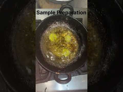 SAMPLE PREPARATION For Food tasting for our client for House Party