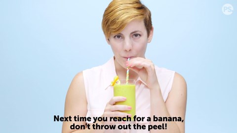 Don't Toss That Banana Peel! Add It to Your Smoothie