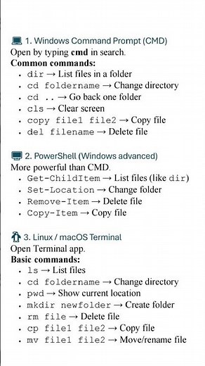 Windows Command for beginners