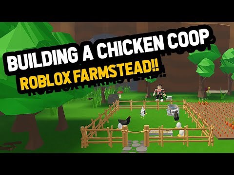 Building a Chicken Coop on My Farm in Roblox Farmstead!! 🐓