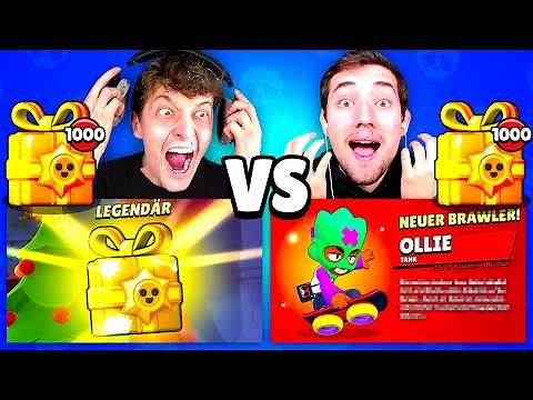 1000x GESCHENKE OPENING BATTLE! 😱 107x NEUER BRAWLER + SKINS 😱 Brawl Stars deutsch
