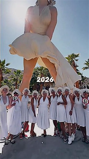 Marilyn Monroe's White Dress Then vs Now 1955 & 2026