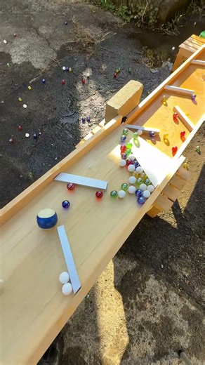 マーブルラン140 marble run 特別回転 玉スロープ ショート編