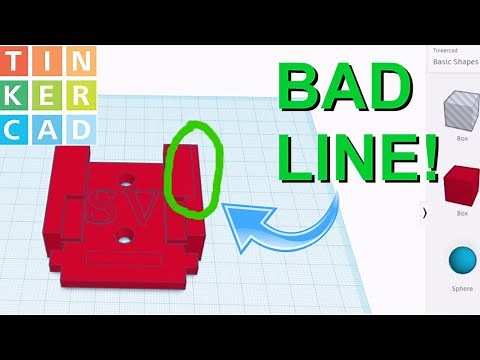 Grouping Objects In Tinkercad And Removing Unwanted Lines