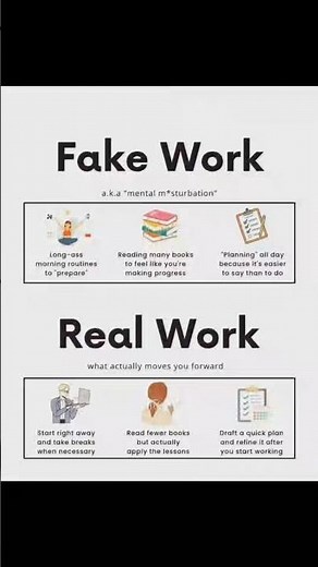 Fake Work vs Real Work | Discipline Mindset Motivation | Stop Overthinking Start Doing