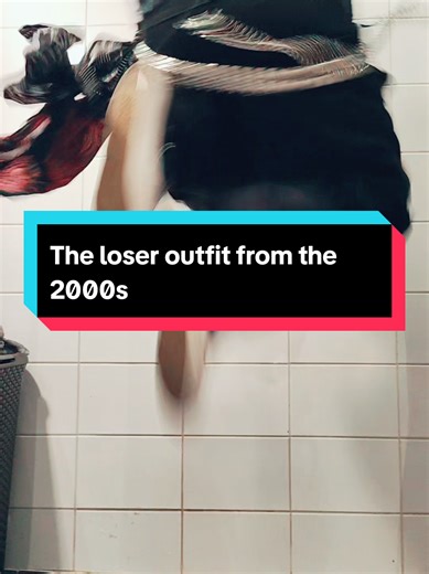 this is what would have dressed like when I was at the age of 14 during the 2000s when most of it was pop punk dominating the music charts and blasting mtv was a thing we did late at night xD #alt #emo #loseroutfit #2000s #poppunk