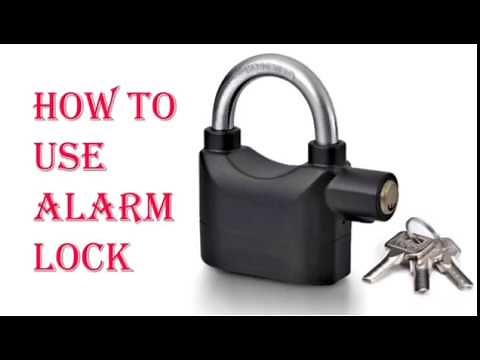 How to Use Alarm Lock and Change Battery
