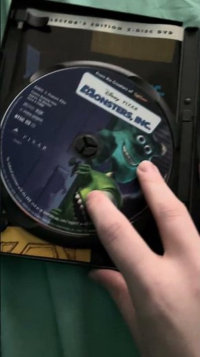 Monsters Inc. DVD Overview #movie #dvd #pixar #disney