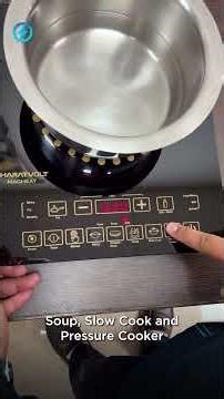 How to Use BharatVolt Magheat Induction Cooktop (Tutorial)