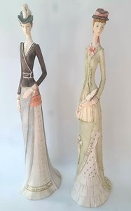 Vintage Ladies of the Late Victorian Era Figurines - Etsy