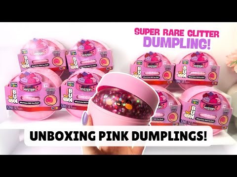 I Opened the RARE PINK GLITTER DUMPLING! Valentine's Mystery Dumplings Unboxing! 💝
