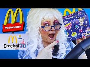 Granny McDonald's Disneyland 70th Birthday Happy Meal Toys Adventure!