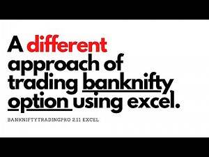 Different Approach of Banknifty option trading