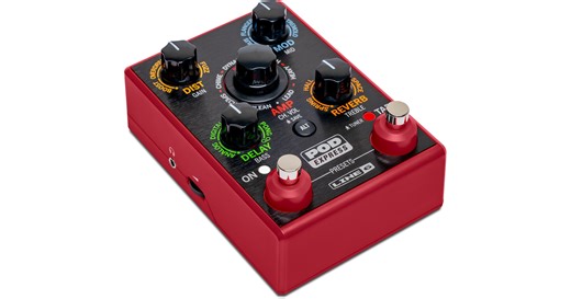 Line 6 POD Express Guitar Amplifier and FX Processor Pedal (Red)