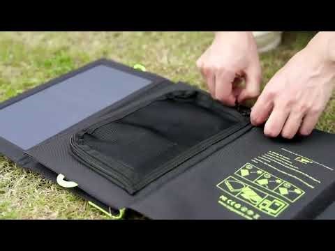 ALLPOWERS Flexible Foldable Solar Panel 5V 18V High Efficience Solar Battery Charger 21W Solar