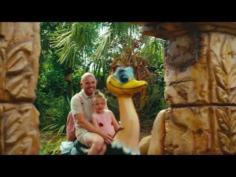 WILD Ostrich Safari Ride at Sundown Adventureland