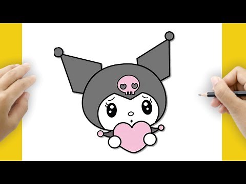How To Draw Kuromi Face Easy