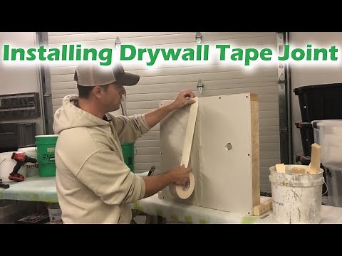 How to install drywall tape