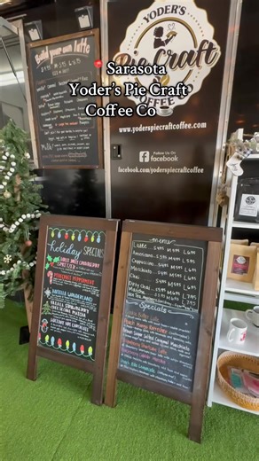 Definitely go give Yoder’s Pie Craft Coffee Co a try when you’re in Sarasota! Lots of fun drinks and even a yummy pie selection! #coffeetiktok #coffee #foodreview #sarasota #sarasotaflorida | Peter Liakakos