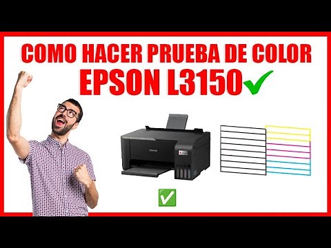 ✅ HOW TO DO A COLOR TEST ON AN EPSON L3150 PRINTER