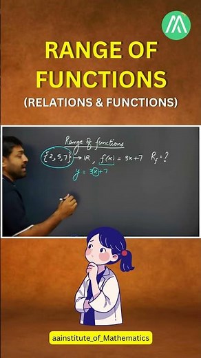 Range of Functions | Relations & Functions Class 11 | Complete Concept | Sunder Sir