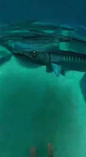 Waterslide into pool full of giant fish #funny #memes