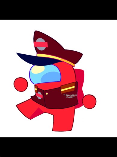 free sticker no glue no borax #amongusshow#CAPTAINRED | sticker