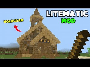 Make Your Difficult Builds Easily🔥| Litematica Mod Minecraft Pe 1.20!